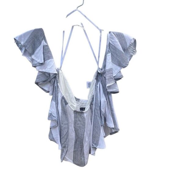 546. Lulus striped top and wrap skirt set small & med - Picture 7 of 8